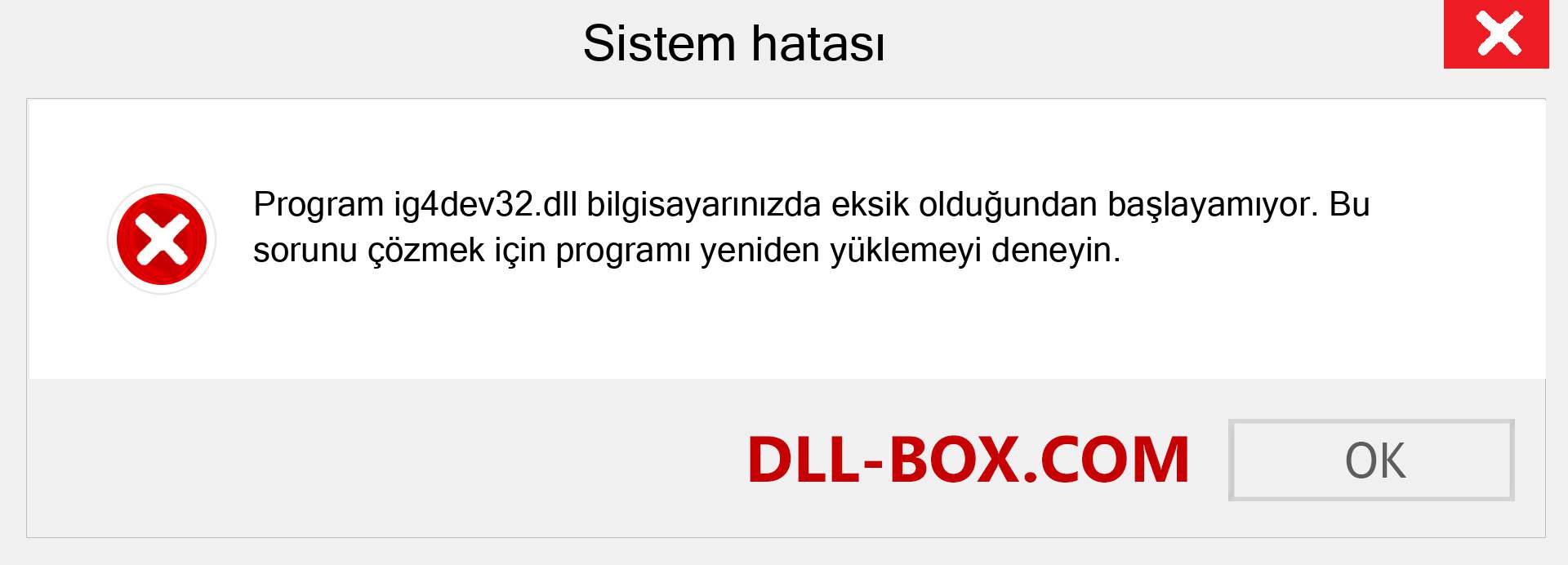 ig4dev32.dll dosyası eksik mi? Windows 7, 8, 10 için İndirin - Windows'ta ig4dev32 dll Eksik Hatasını Düzeltin, fotoğraflar, resimler